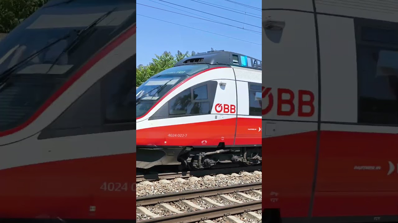 R81 Wien Hbf. &Ouml;BB 4024 022 &aacute;t halad Wien Haidestra&szlig;e &aacute;llom&aacute;son