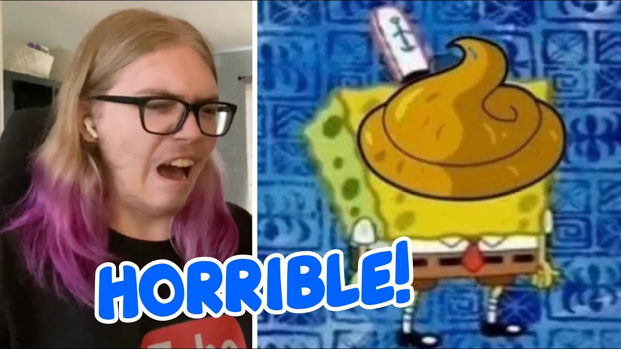 KRABBY KRUST? - YTP: Spingleblab Gets a Horrible New Job! [REACTION]