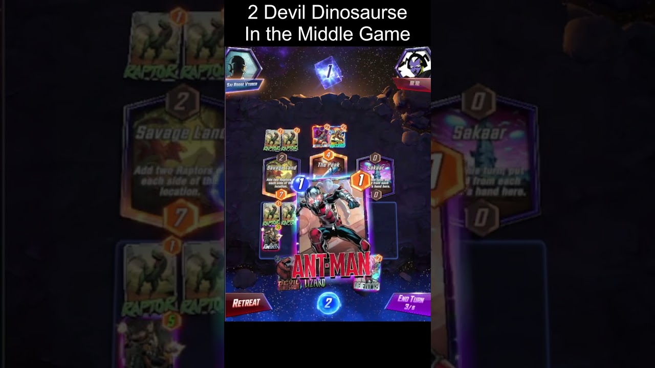 2 Devil Dinosaur vs Shuri Dr. Doom - Marvel Snap Short