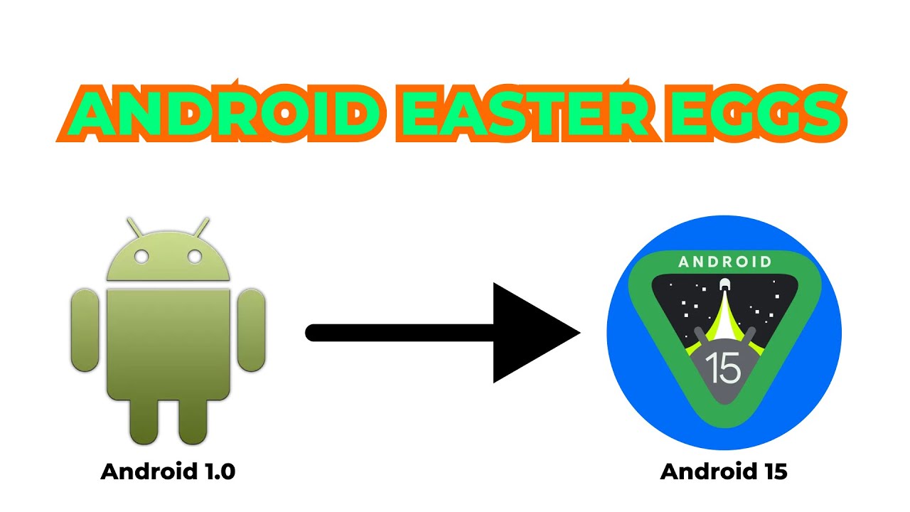 Android Easter Eggs (Android 1.0 - Android 15)
