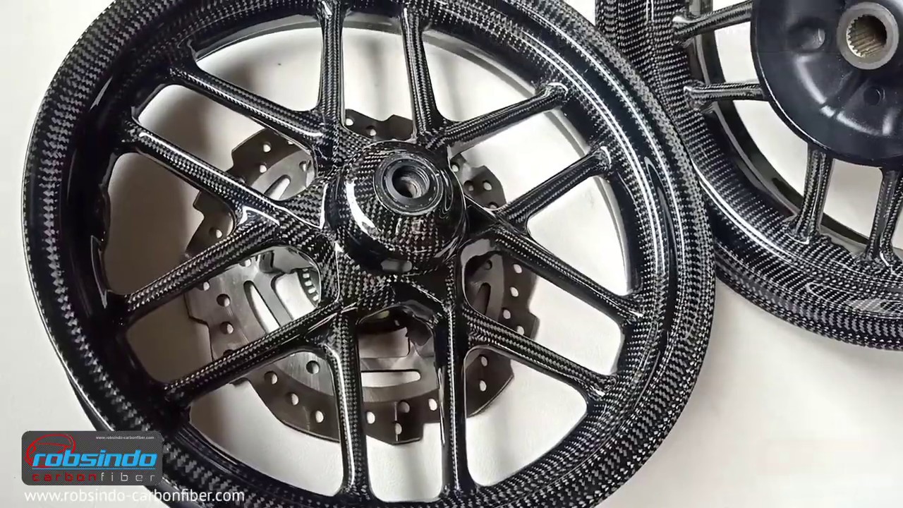 Proses modifikasi Velg carbon fiber