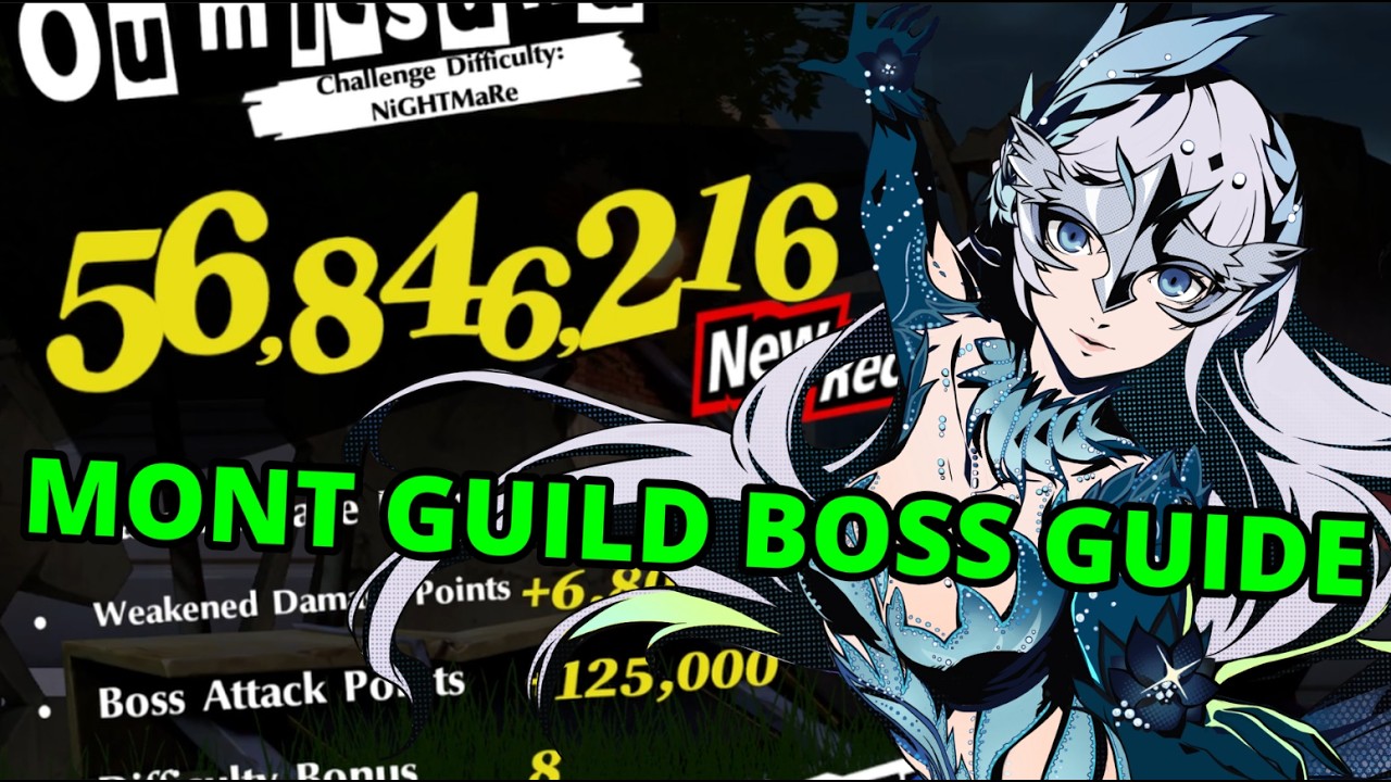 Руководство по боссу гильдии Mont Guild в P5X Global Week 2 для игроков, не вкладывающих деньги в...