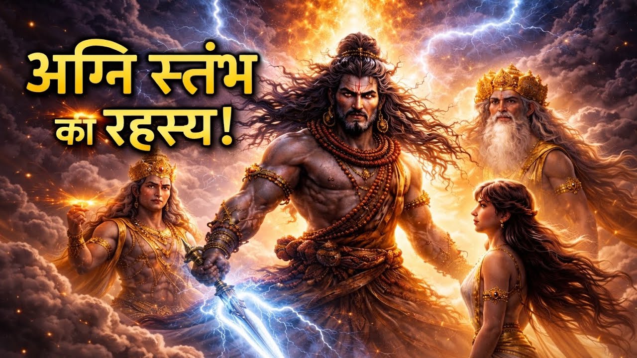 अग्नि स्तंभ का रहस्य | क्यों नहीं होती ब्रह्मा जी की पूजा? | शिव का श्राप | Hindu Mythology