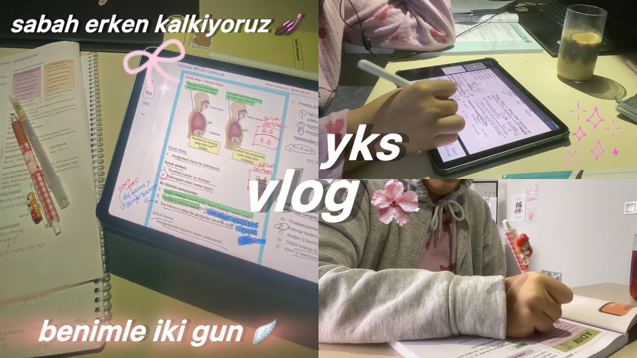 BENIMLE IKI GUN 🌺✨| yksvlog | uyku duzenimi kuruyorum, 2. mezun… #yks #yks2026