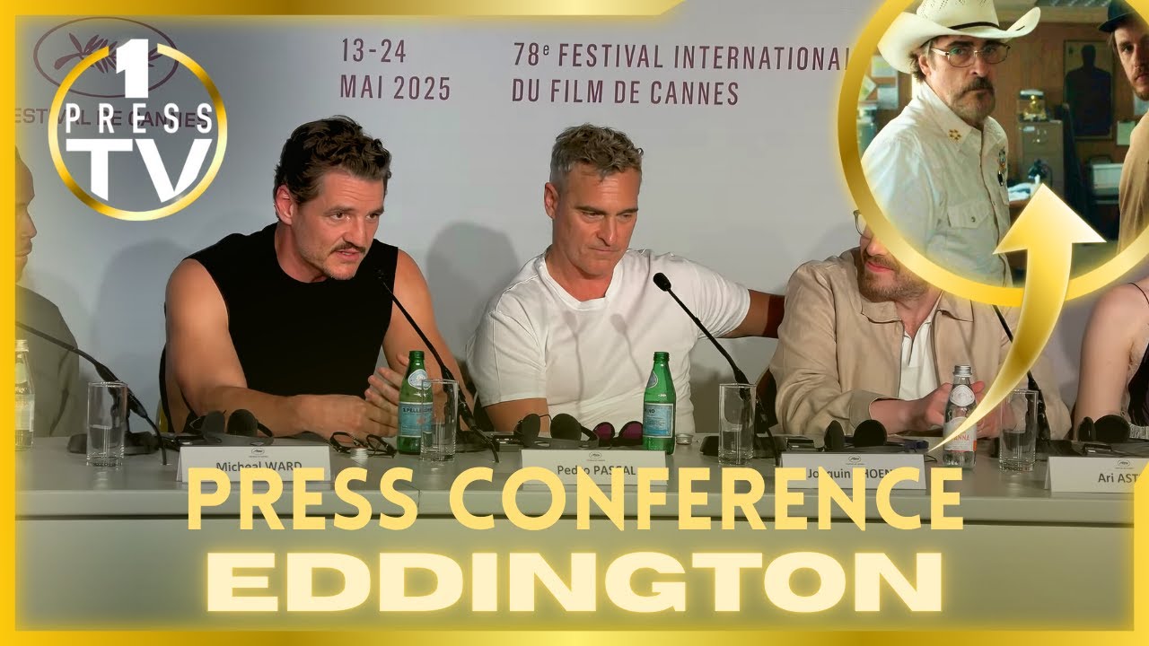 Phoenix, Stone, Pascal, Butler & Aster Lead “Eddington” Press Conference at Cannes 2025