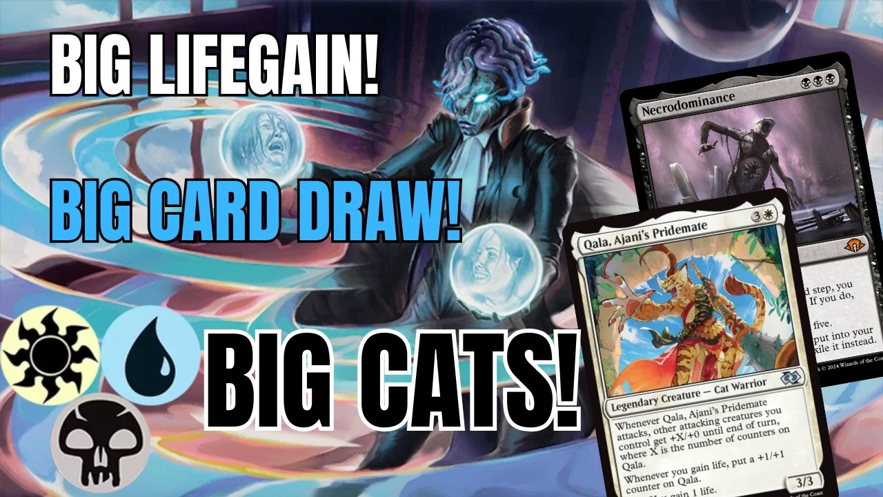 Queza Lifegain With Big Cats | Esper MTG EDH Deck Teck