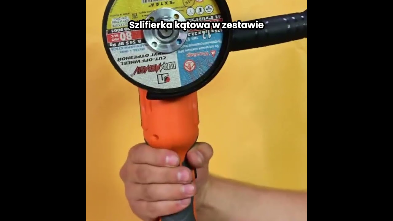 Szlifierka kątowa + adapter piły 12
