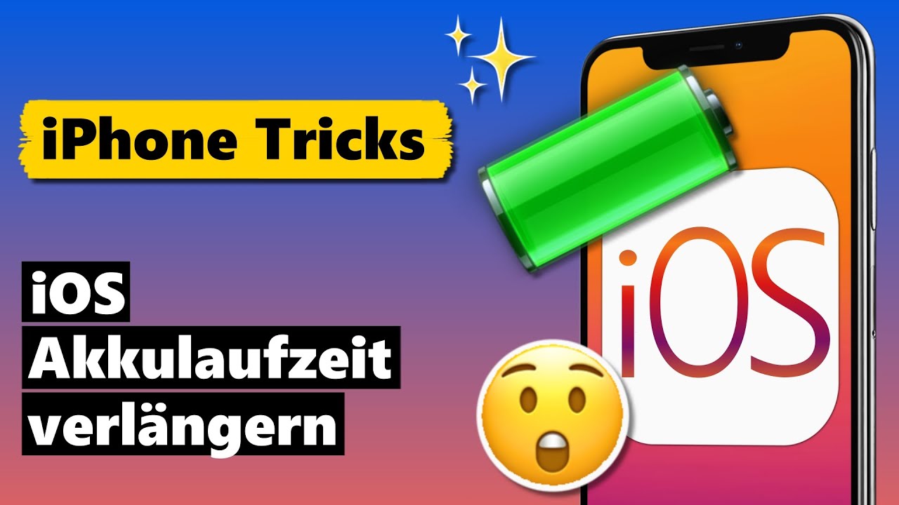 iPhone Akkulaufzeit VERLÄNGERN mit diesen TRICKS 🔋😲