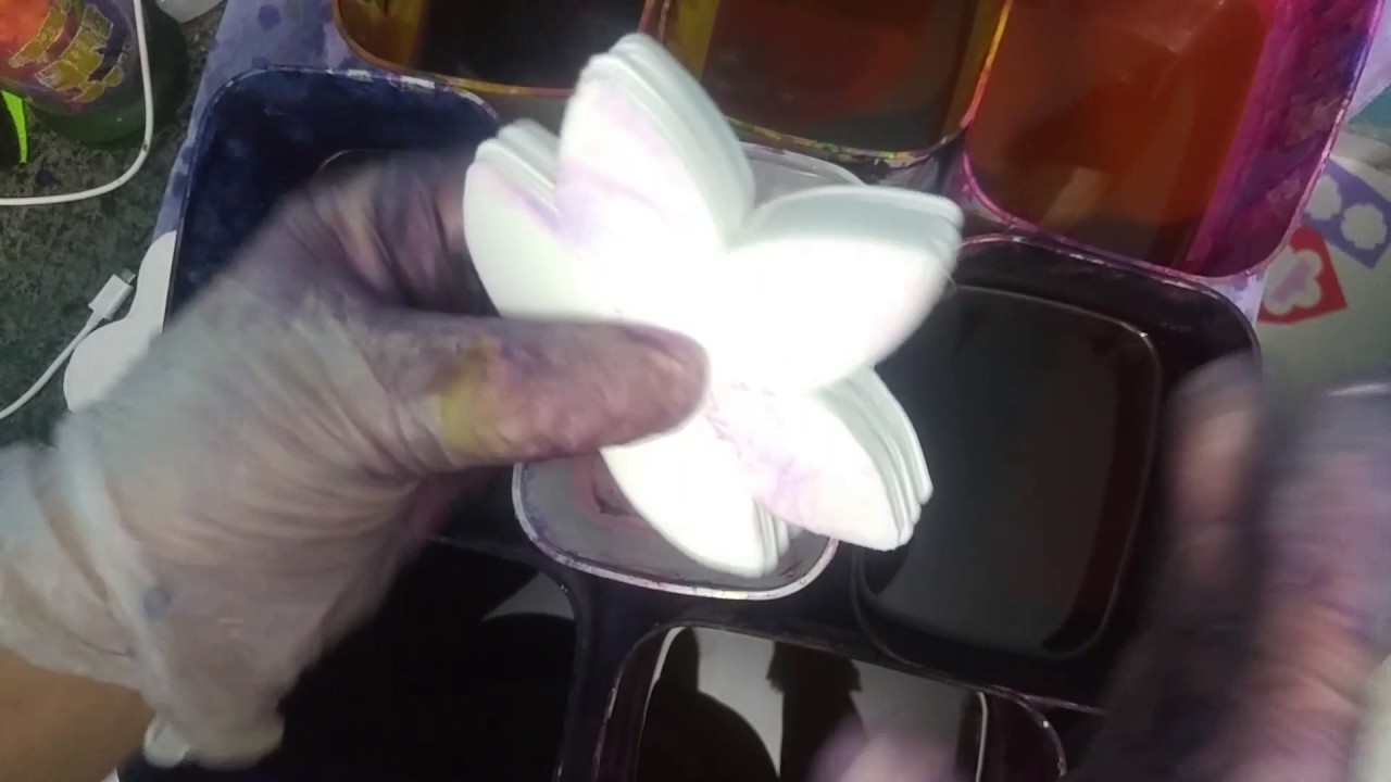 DIY:pintando flores de eva