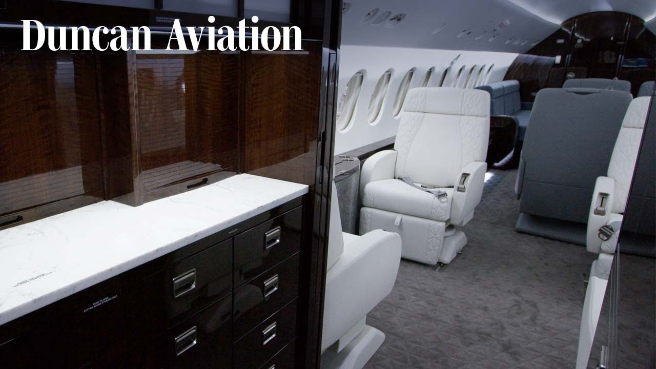 Dassault Falcon 900EX Paint & Interior Transformation – Duncan Aviation