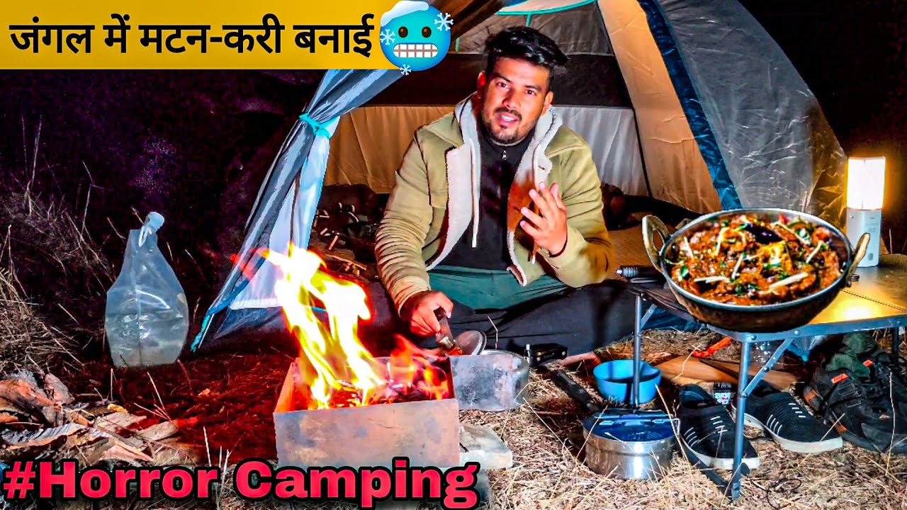 Group Night Camping In Deep Rain Forest with Scary Sound | Camping In India | Trip sense