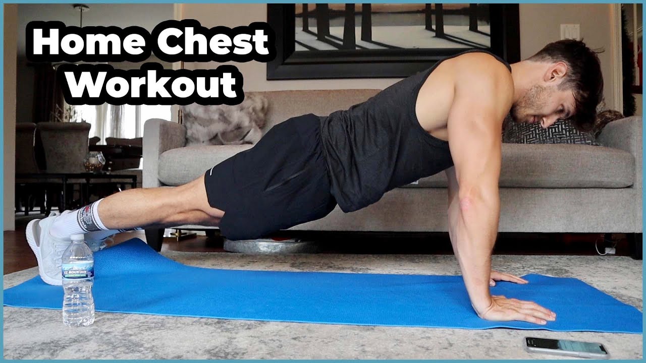 Home Chest Workout (no weights required!) | Sam Cushing
