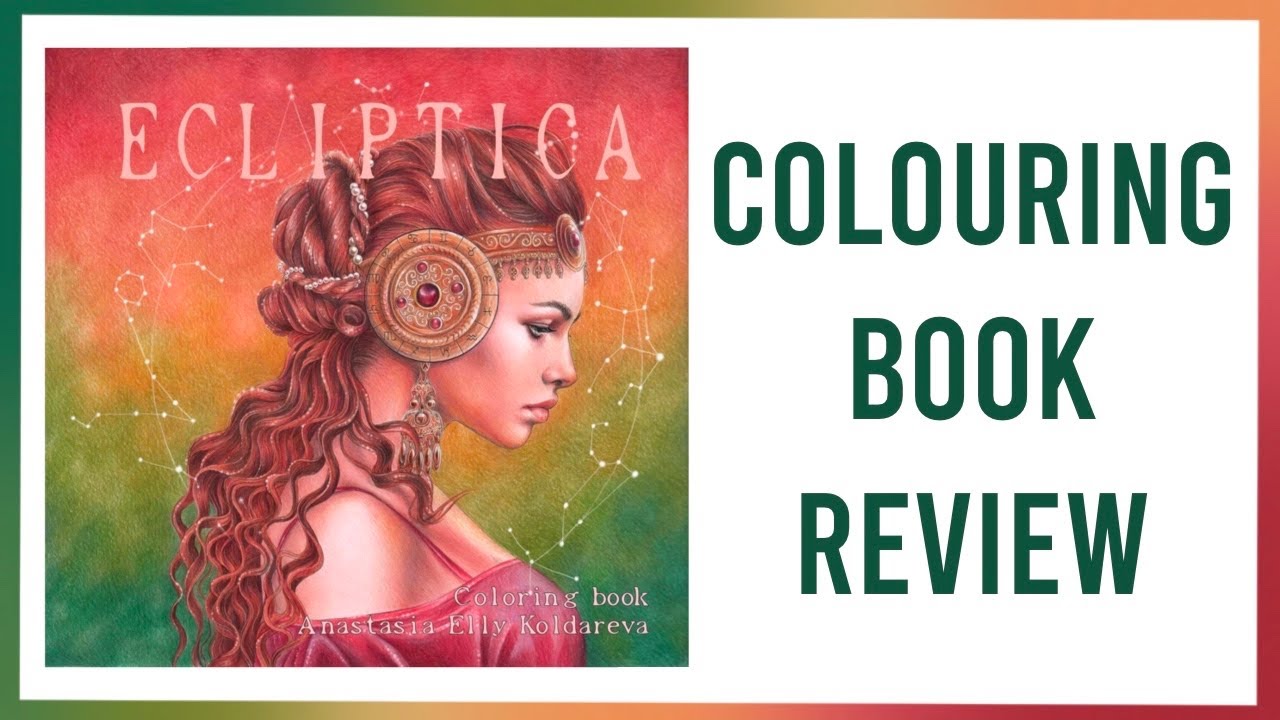 Ecliptica by Anastasia Koldareva | Colouring Book Review