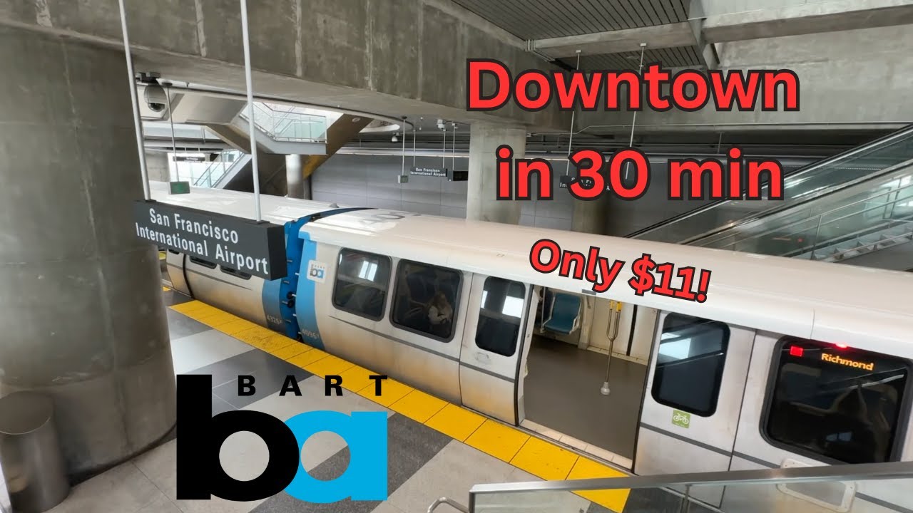 How to use BART from SFO Airport to Downtown San Francisco