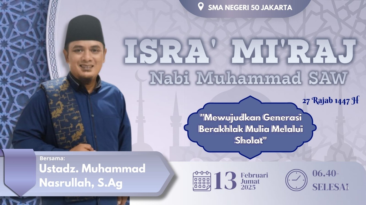 Isra Mi'raj 1447 dan Istigosah Kelas 12 - SMAN 50 Jakarta