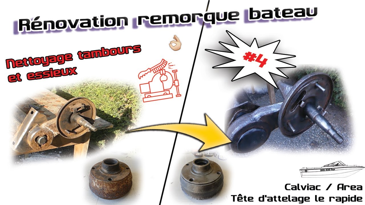 #4   Nettoyage tambours et essieux