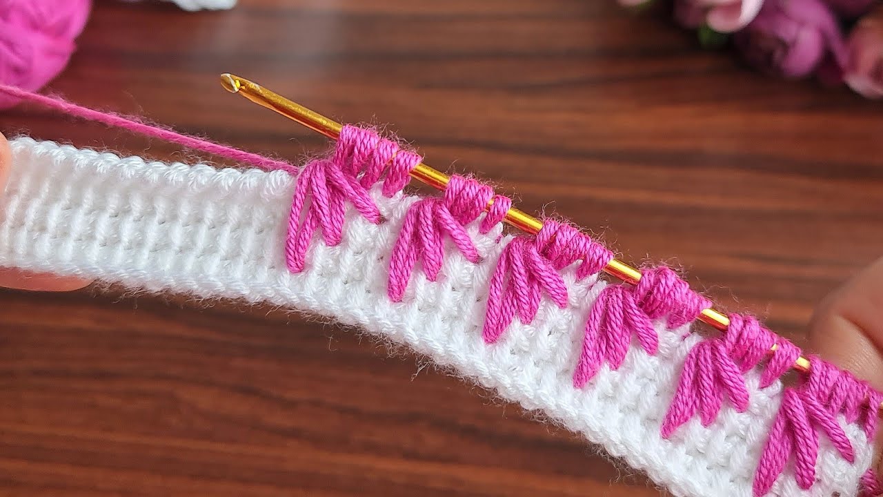 Wow!..Super Easy Tunisian Knitting Babyblanket, sweater model -Kolay Tunus örgüsü nasil yapılır