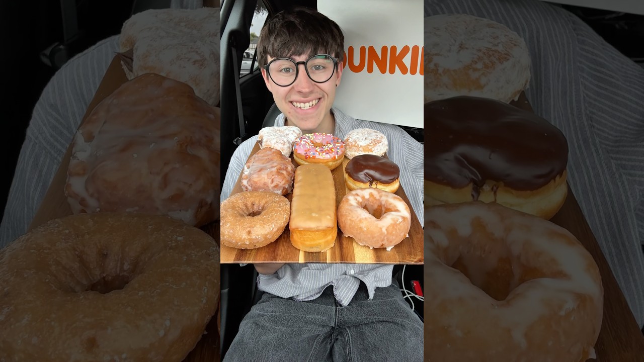 DUNKIN&rsquo; DONUTS 🍩🤯 #foodie #explore #donuts #shorts #foodlover #explorepage