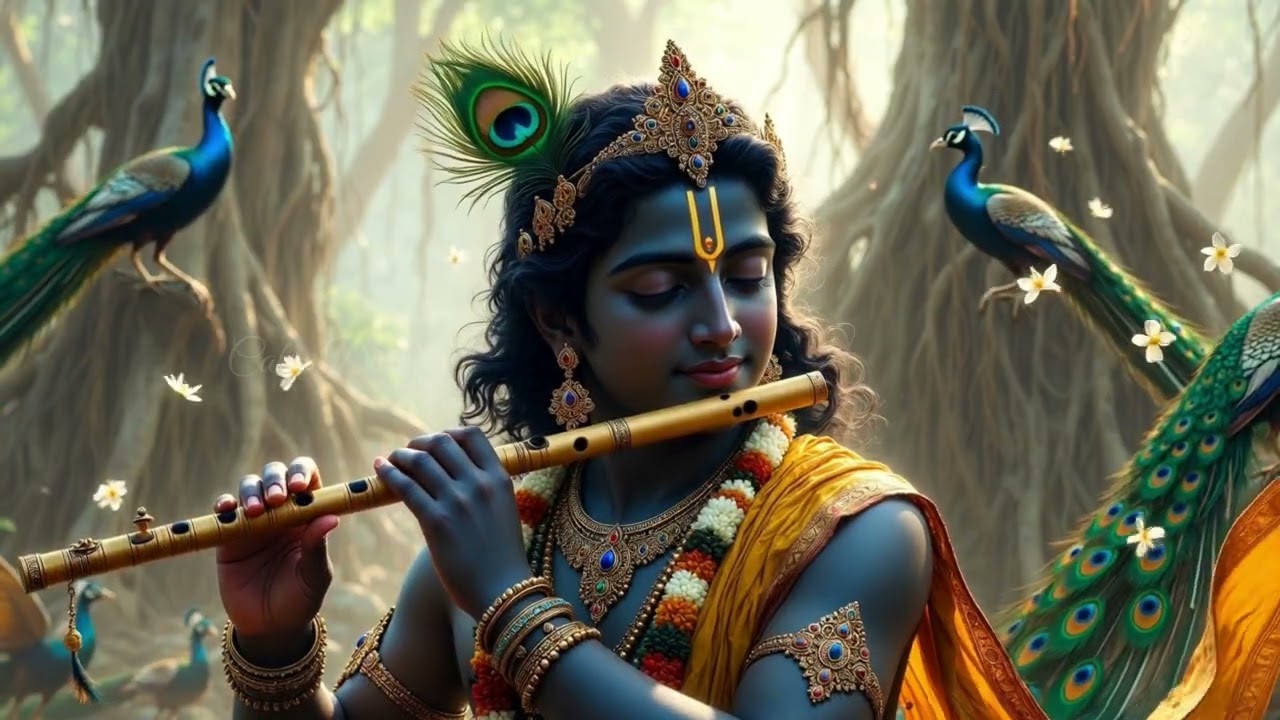 Pure Krishna Flute: Connect to Divine Energy | Meditation & Manifestation | Calm Divinity | 12