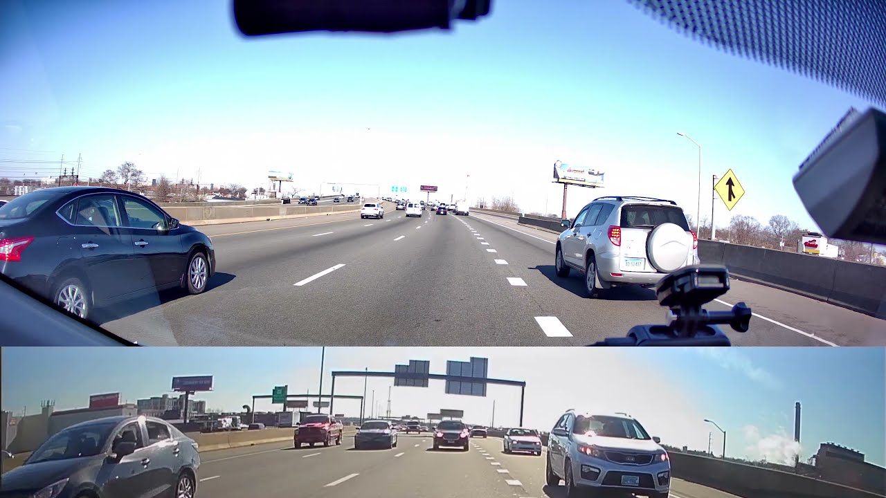 Massachusetts Route 8 Northbound CT-8 VT-8 Full Length Front and Rear 4K30