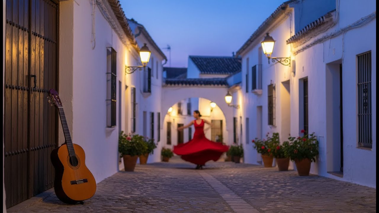 Andalusian Dream Serenity: Flamenco Fusion in Peace | Soft Spanish Guitar Melodies to Unwind
