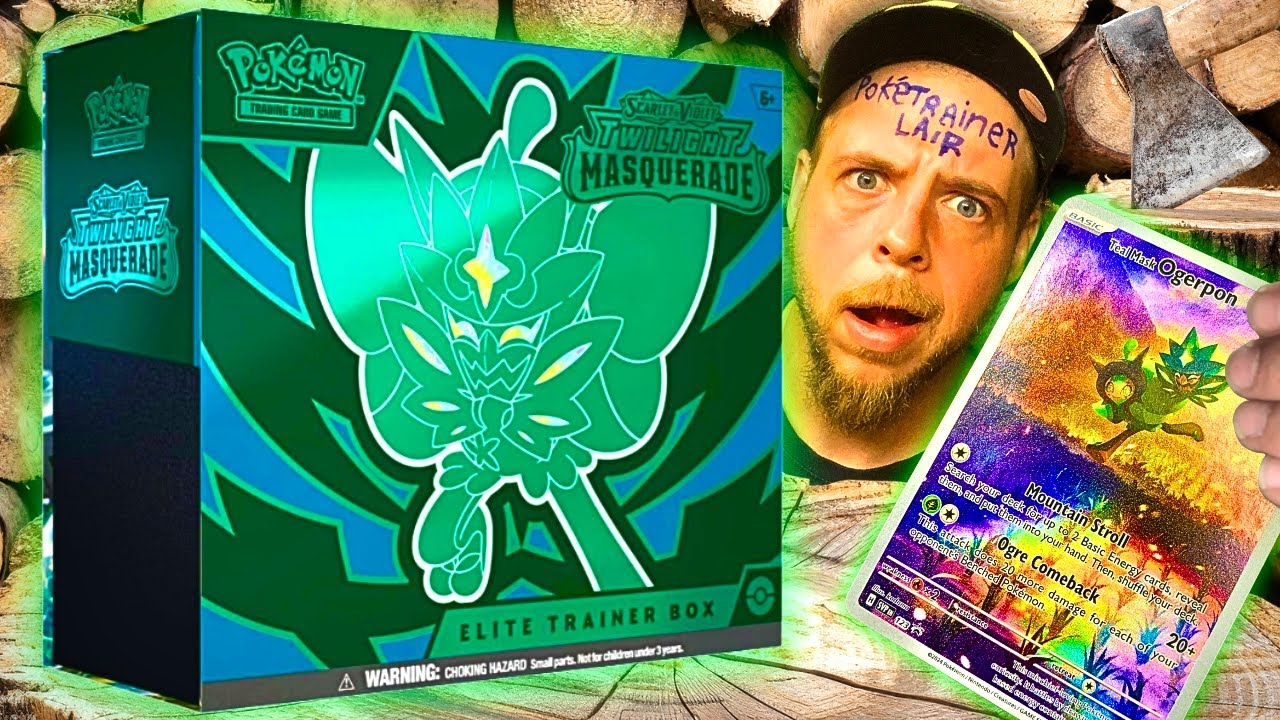 Twilight Masquerade ETB Pokémon Card Opening | Opening 9 TCG Booster Packs!