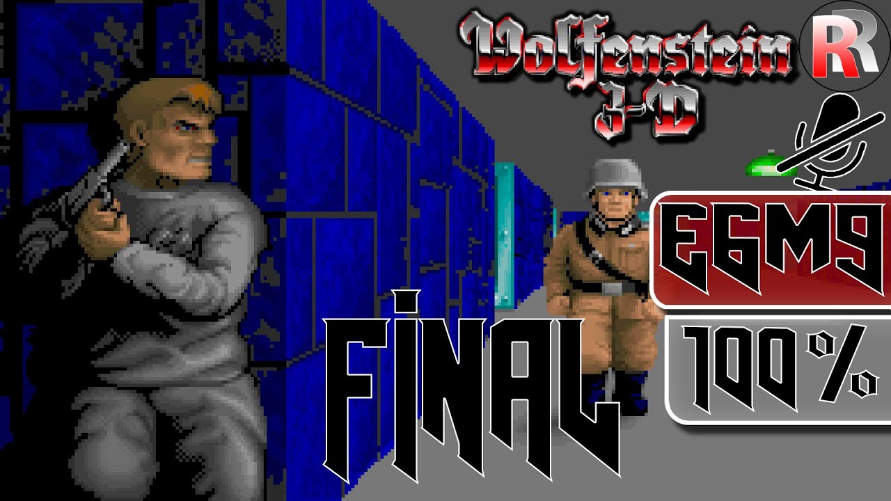 Wolfenstein 3D - 30th Anniversary Edition - Прохождение на 100% - [Без комментариев] - E6M9 Финал