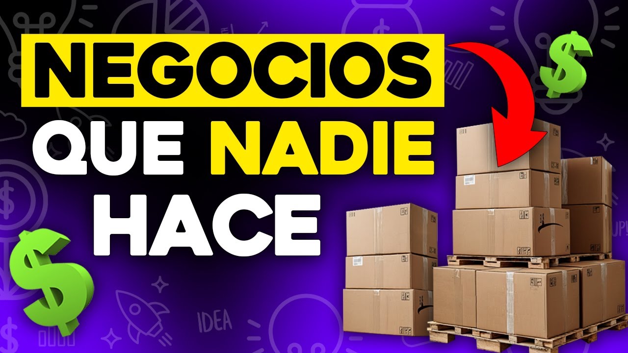 🤑 NEGOCIOS Que NO Habías PENSADO Que Son Una MINA DE ORO