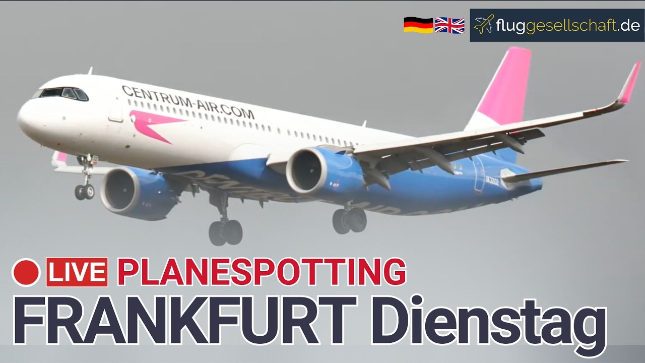 FRA Airport Livestream 🇩🇪 Erster Tour-Tag aus Frankfurt | Lufthansa B747 