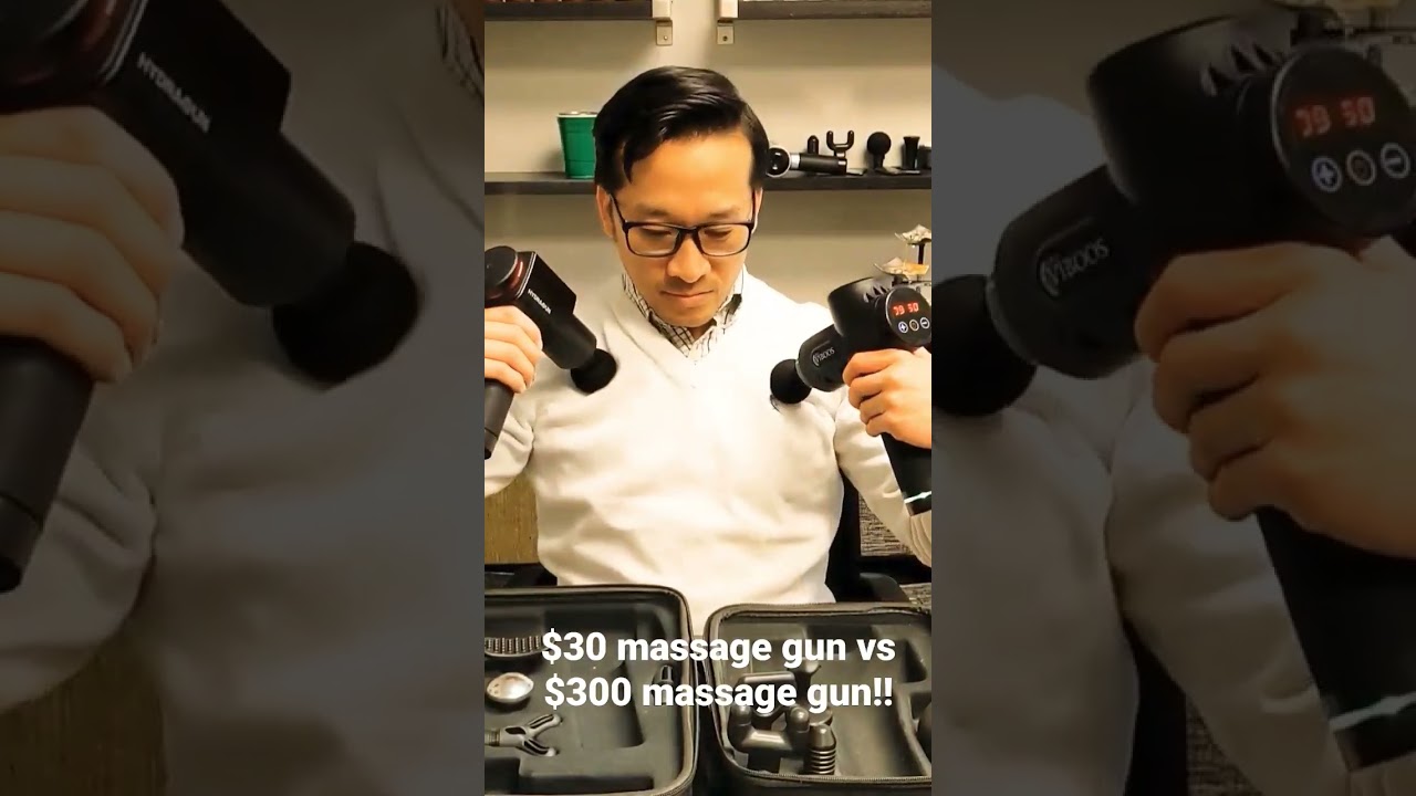 $300 vs $30 massage gun! #QuiestMassageGun, #MassageGun, #Hydragun