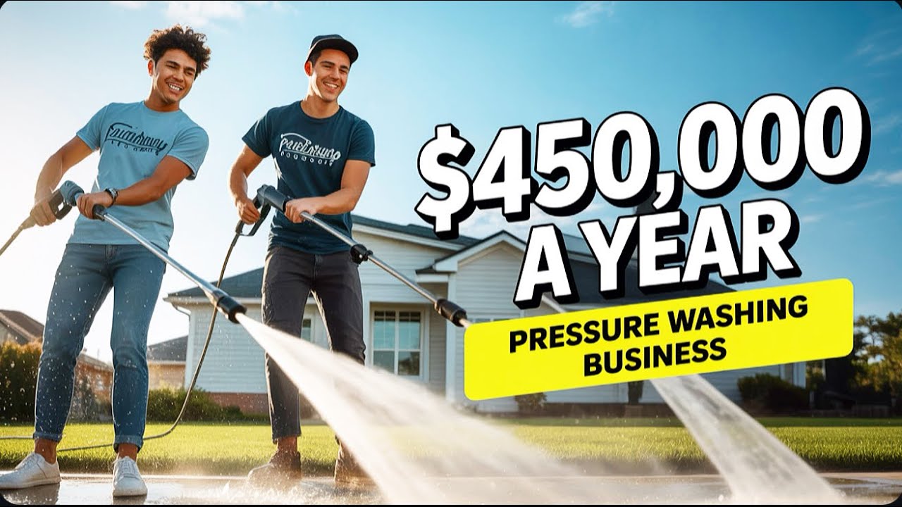 They Dropped Out Of College To Make $450k A Year Pressure Washing 