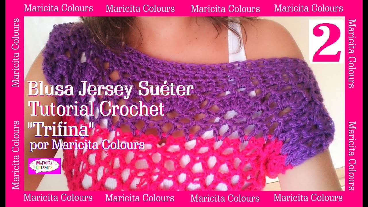 SWEATER A CROCHET 