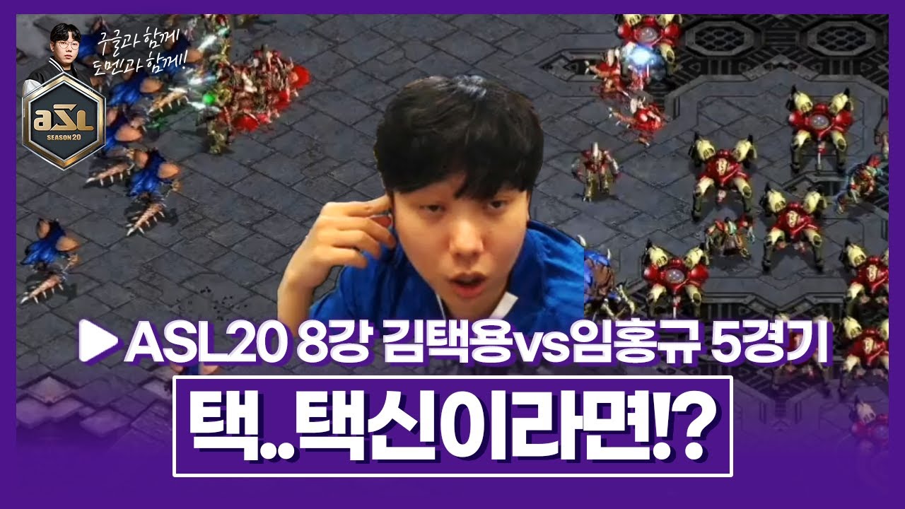 전성기 100프로의 택신이 돌아온다면..? [ASL 시즌20 8강 D조 김택용vs임홍규 5경기]