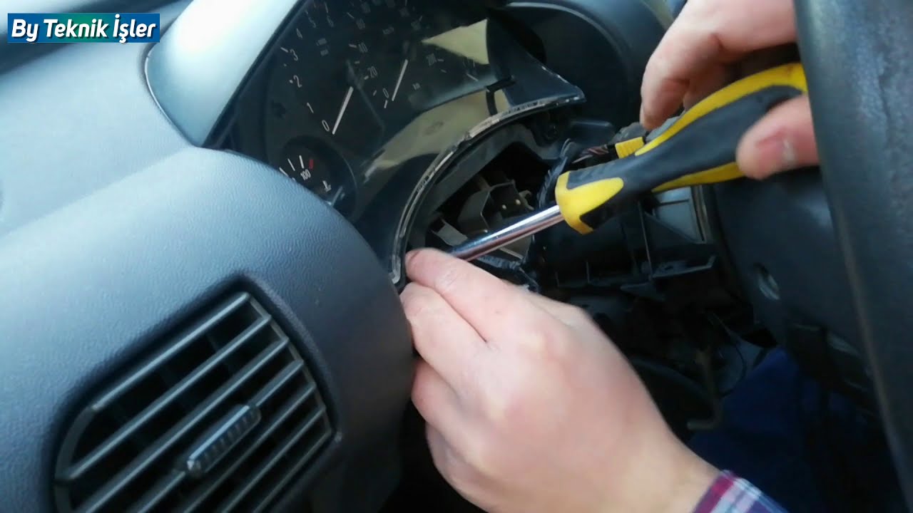 Gösterge ekranı, gösterge paneli  nasıl takılır, Opel Combo c,  Corsa  c
