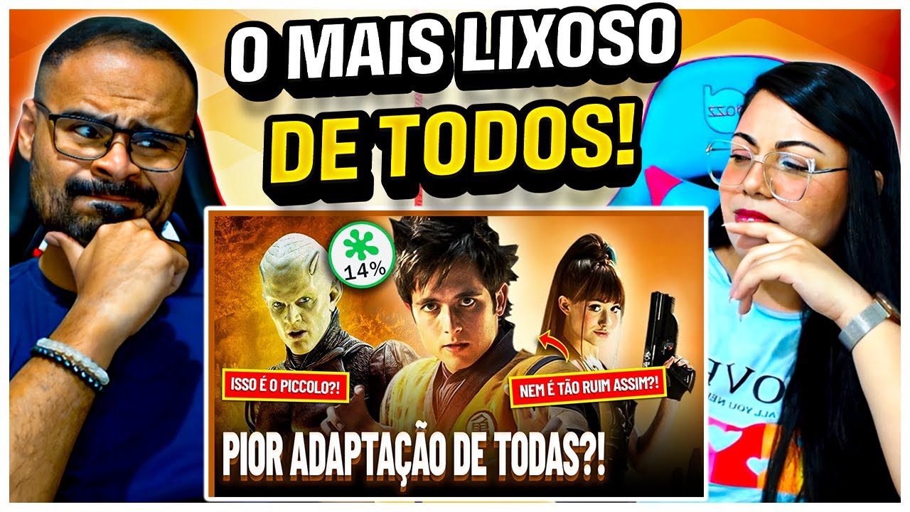 REACT CANAL PEEWEE | &ldquo;Dragon Ball Evolution&rdquo;: quando Hollywood ACABOU com o Goku | Filmes LIXO #048