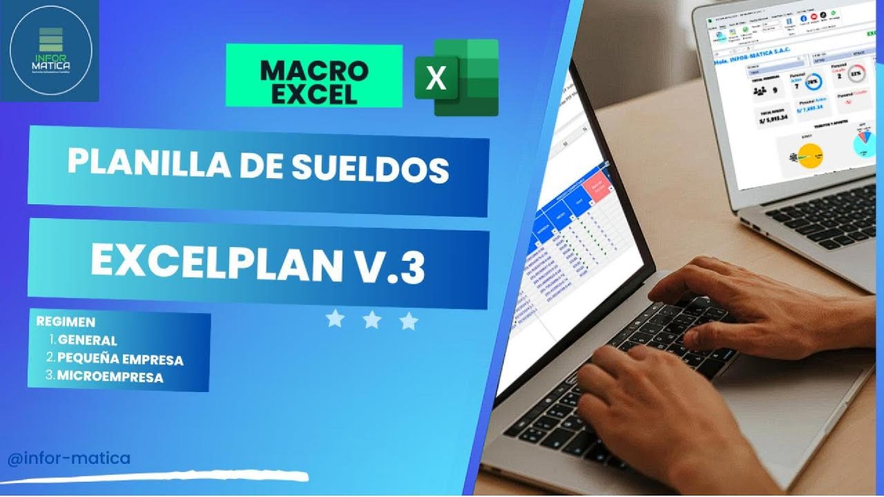 Macro Excel | Planilla de Sueldos, CTS y Gratificaciones Régimen General y MYPE