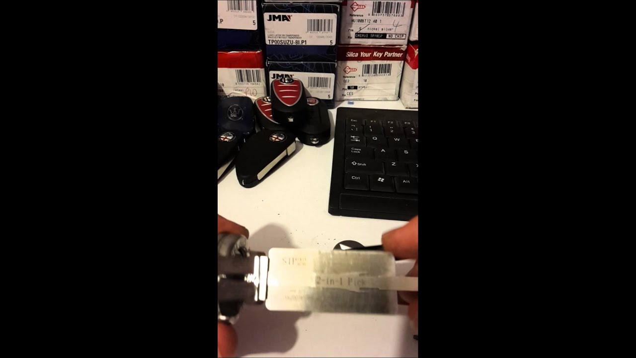 How to pick sip22 ignition barrel