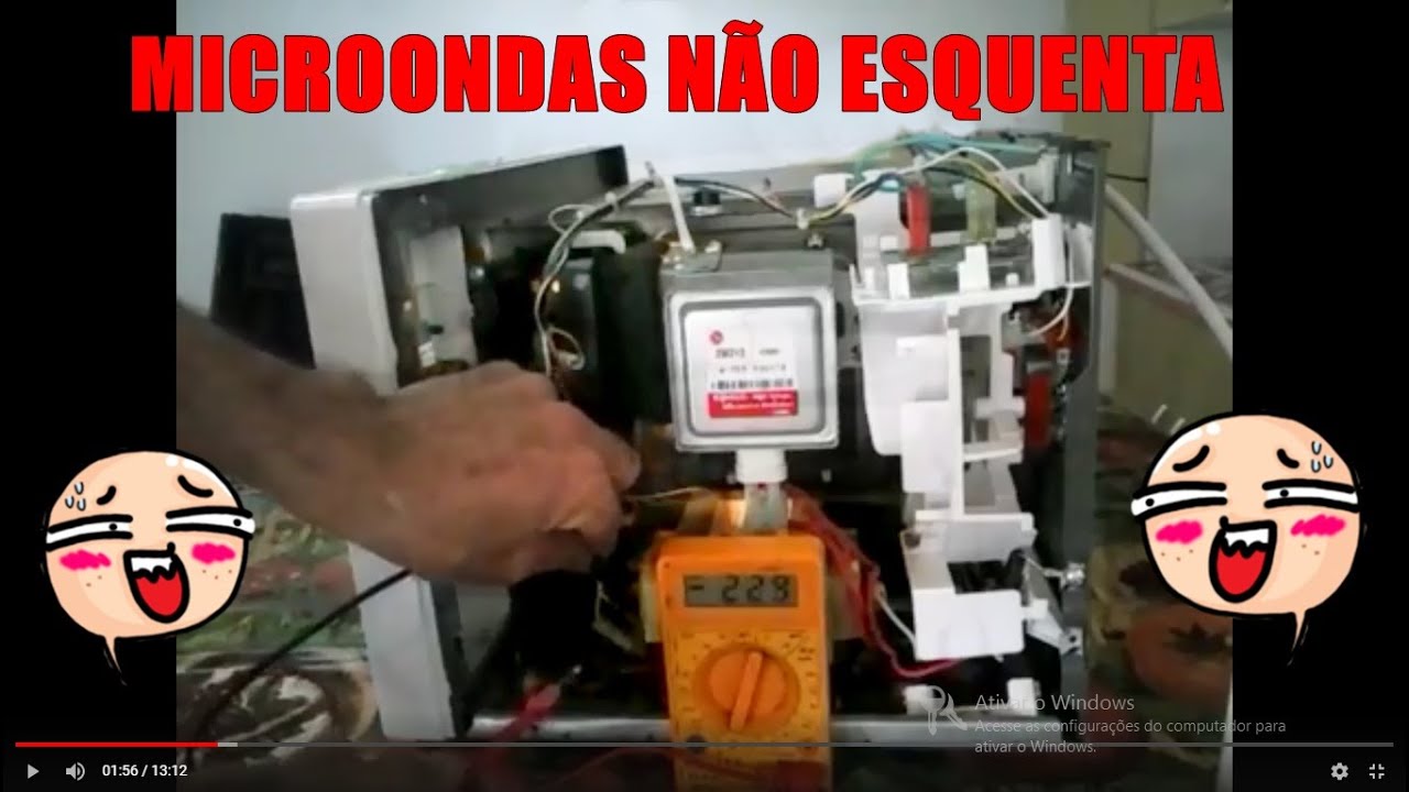 Microondas LG não esquenta, como encontrar o defeito.
