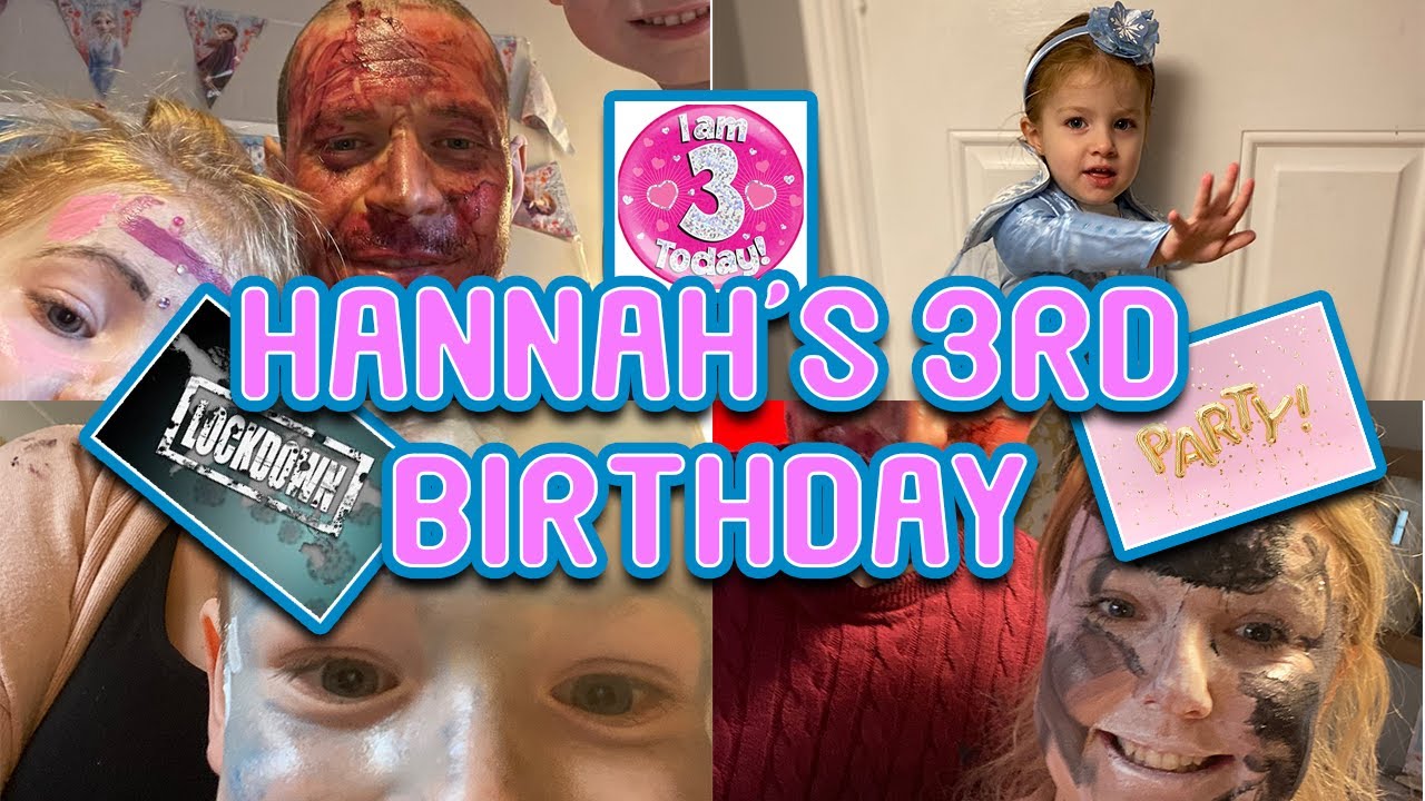Vlog 038 - Hannah's 3rd Birthday In Lockdown!