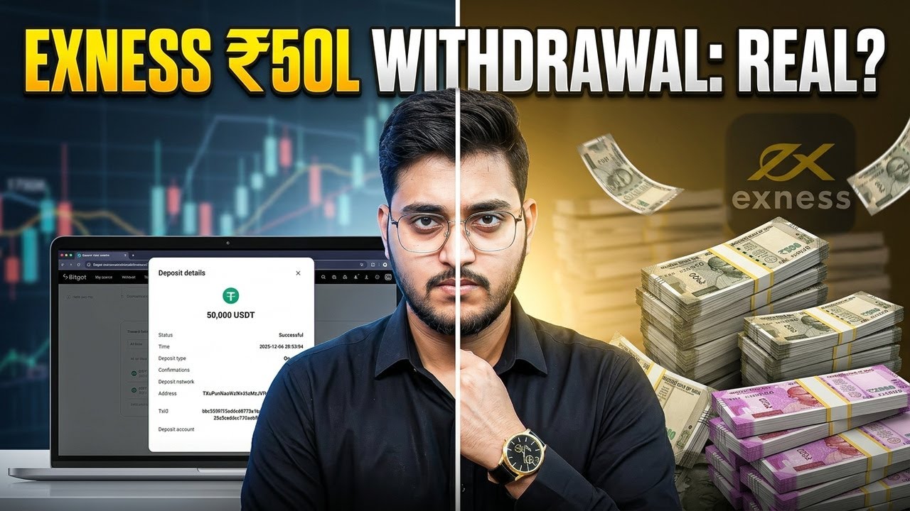 Today I withdraw ₹5000000 From my Forex Trading account - Will Exness Really pay That Much?