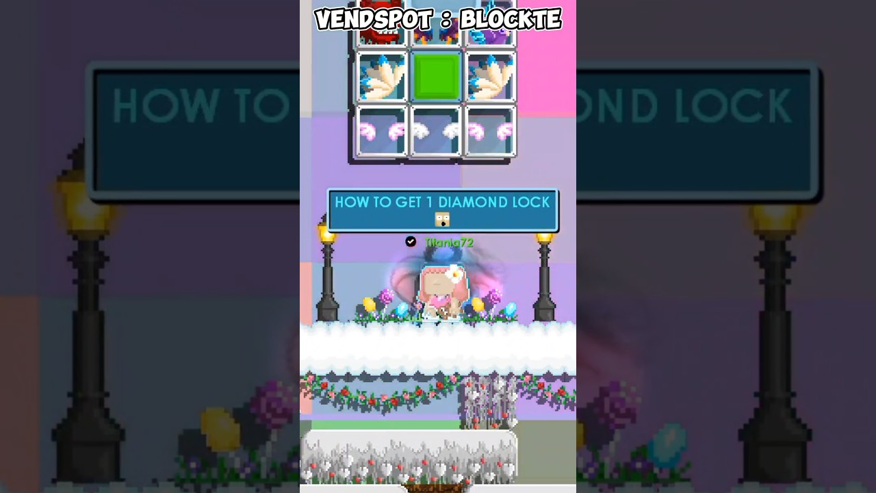 HOW TO GET DIAMOND LOCK ✨ || Growtopia Short Video