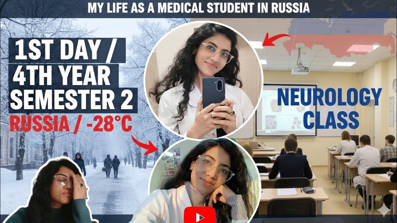 4th year 2nd semester begins 🇷🇺 | mbbsrussia life | neurology class | mbbsrussia | mbbsvlog #neet