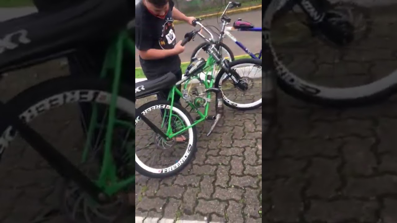 Acertando koso 26mm na bike motorizada 78cc