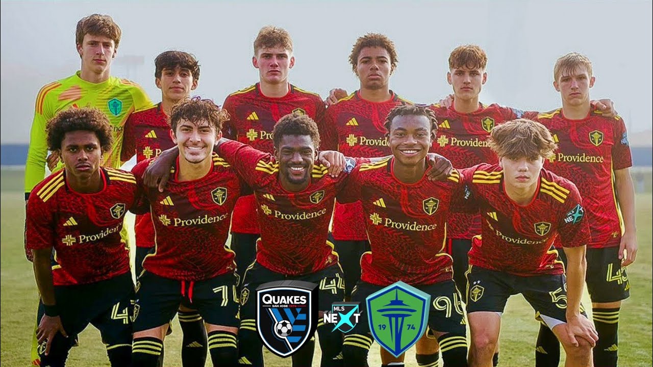 Very intense match SJ Earthquakes vs Seattle Sounders U19 Crazy tackles