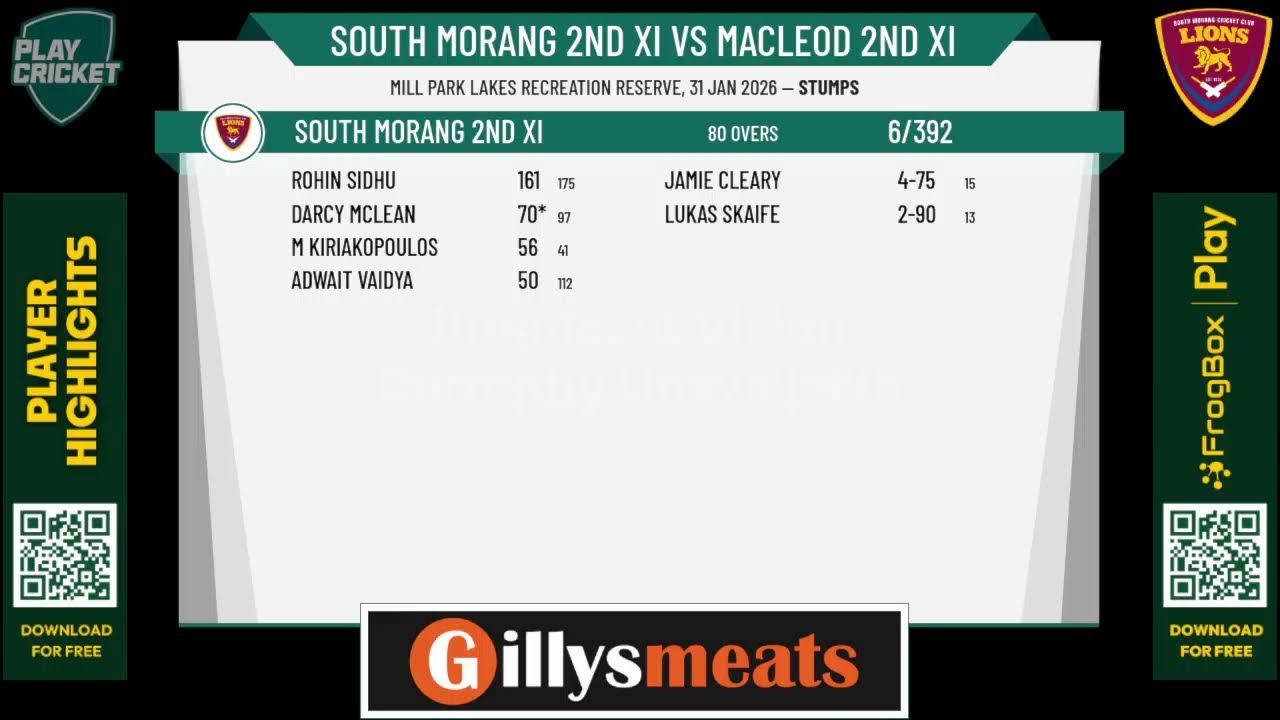 South Morang 2nd XI v Macleod 2nd XI