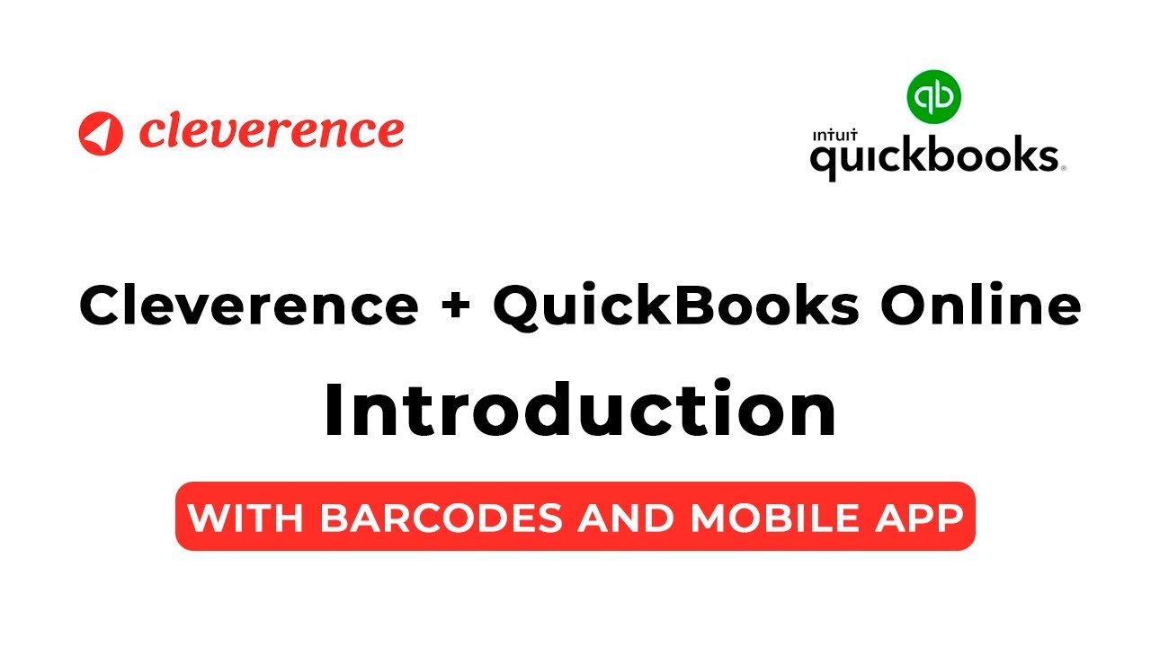 Cleverence Warehouse 15 Mobile barcoding app for QuickBooks Online.