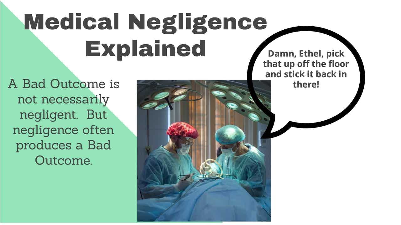 Медицинская халатность &mdash; объяснение.