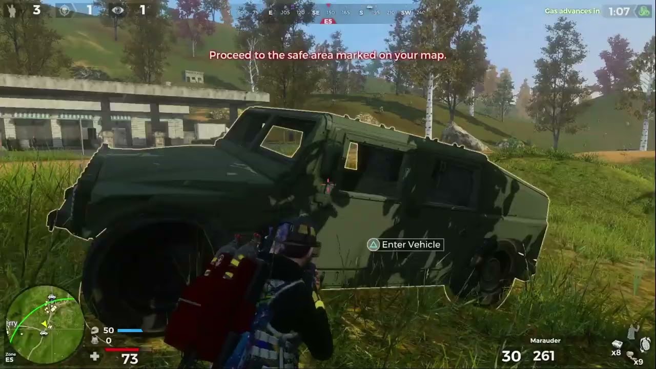 Squeeze, don't pull...