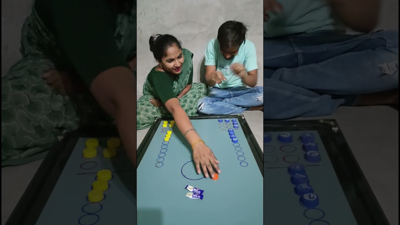 1vs1 Carrom kurkure Winr! #challenge #funny #shorts