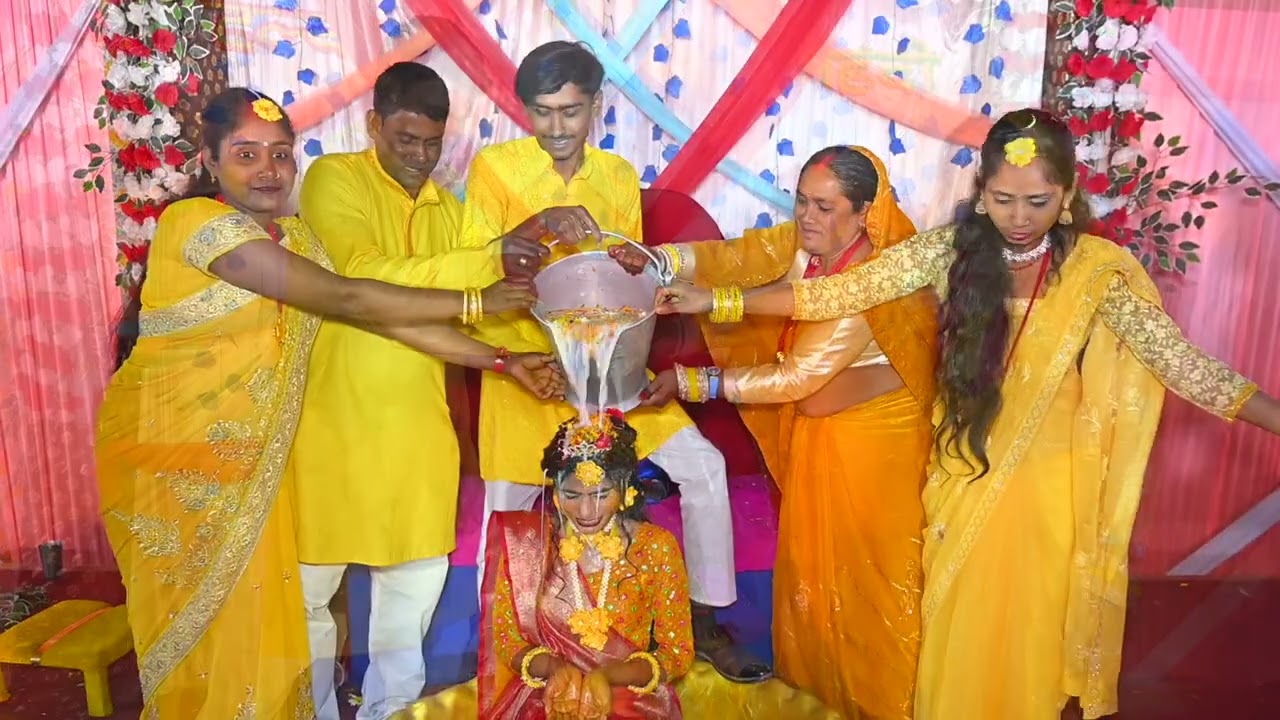 Haldi 💛💛💛💛💛💛#weeding #marriage #lovemarriage 